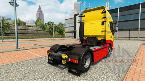 Скин Fred Sherwood на тягач Iveco для Euro Truck Simulator 2