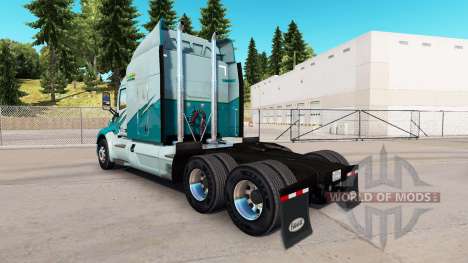 Скин Long Haul на тягач Peterbilt для American Truck Simulator