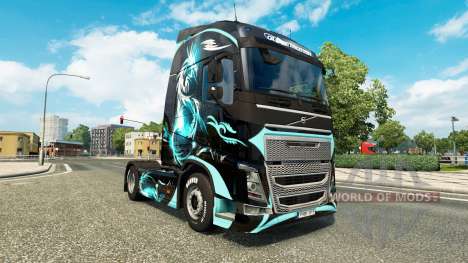 Скин Dragon на тягач Volvo для Euro Truck Simulator 2