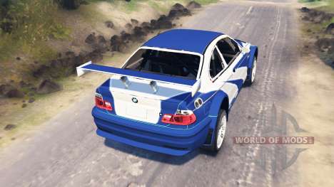 BMW M3 (E46) GTR [Most Wanted] для Spin Tires