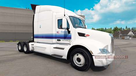 Скин Con-Way на тягачи Peterbilt и Kenwort для American Truck Simulator