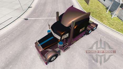 Скин Metallic 4 на тягач Peterbilt 389 для American Truck Simulator