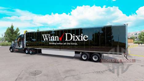 Скин Winn Dixie на полуприцеп для American Truck Simulator