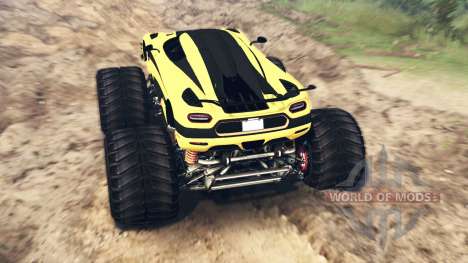 Koenigsegg One:1 Monster v2.0 для Spin Tires