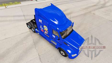 Скин Hendrick NAPA на тягач Peterbilt для American Truck Simulator