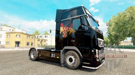 Скин Croatian Flag на тягач Volvo для Euro Truck Simulator 2