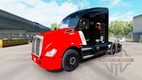 Скин CN Transportation на тягачи Pet и Ken для American Truck Simulator