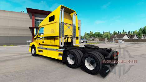 Скин Robert Transport на тягач Volvo VNL 670 для American Truck Simulator