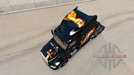 Скин The Transporter на тягач Peterbilt для American Truck Simulator