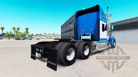 Скин Blanch Transport на тягач Kenworth W900 для American Truck Simulator