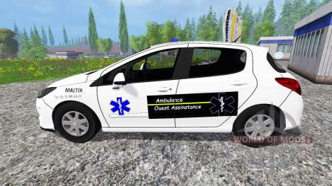 Peugeot 308 Ambulance для Farming Simulator 2015