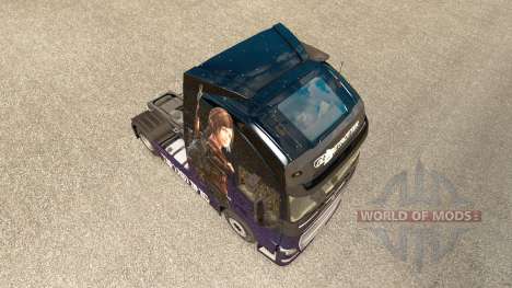 Скин The Last Of Us на тягач Volvo для Euro Truck Simulator 2