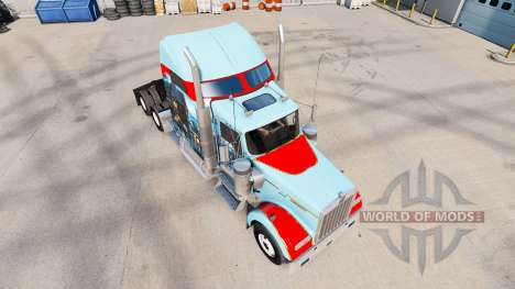 Скин San Francisco  на тягач Kenworth W900 для American Truck Simulator