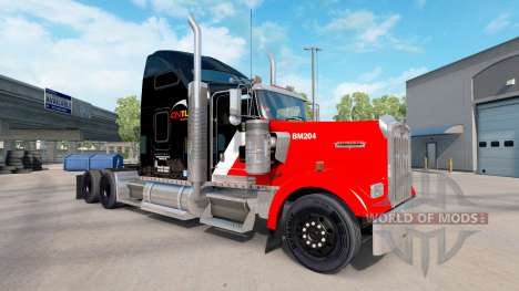 Скин CN Transportation на тягачи Pet и Ken для American Truck Simulator