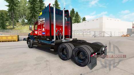 Скин Hendrick v2.0 на тягач Peterbilt для American Truck Simulator