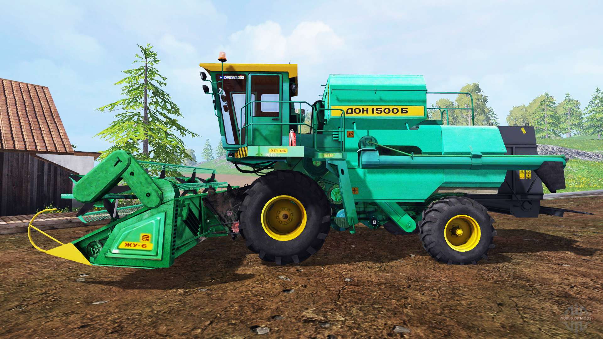 Дон-1500Б для Farming Simulator 2015