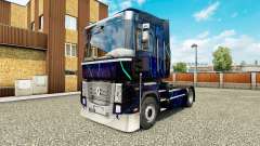 Скин Blue Smoke на тягач Renault для Euro Truck Simulator 2