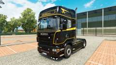 Скин Golden Lines на тягач Scania для Euro Truck Simulator 2
