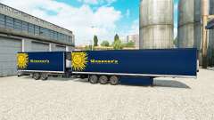 Полуприцепы Krone Gigaliner [Waberers] для Euro Truck Simulator 2