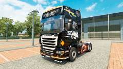 Скин Scania Black на тягач Scania для Euro Truck Simulator 2