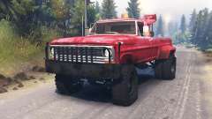 Ford F-200 1970 [Tow Truck] для Spin Tires