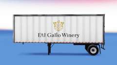Скин E&J Gallo Winery на полуприцеп для American Truck Simulator