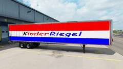 Скин Kinder Riegel на полуприцеп для American Truck Simulator