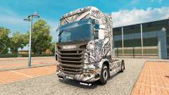 Скин Batik Indonesia на тягач Scania для Euro Truck Simulator 2