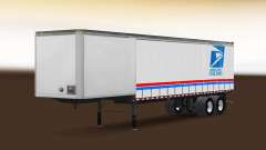 Скин USPS на полуприцеп для American Truck Simulator