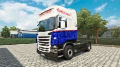 Скин Yearsley на тягач Scania для Euro Truck Simulator 2