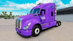Скин Twitch на тягач Kenworth для American Truck Simulator