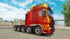 Дополнительное шасси к тягачу DAF XF для Euro Truck Simulator 2