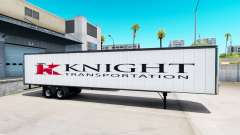 Цельнометаллический полуприцеп Knight для American Truck Simulator