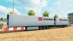 Полуприцепы Krone Gigaliner [DB Schenker] для Euro Truck Simulator 2