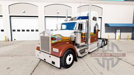Скин Hatd Truck на тягач Kenworth W900 для American Truck Simulator