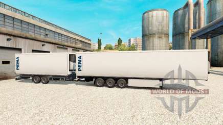 Полуприцепы Krone Gigaliner [Pema] для Euro Truck Simulator 2