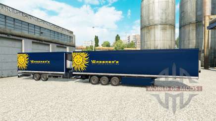 Полуприцепы Krone Gigaliner [Waberers] для Euro Truck Simulator 2