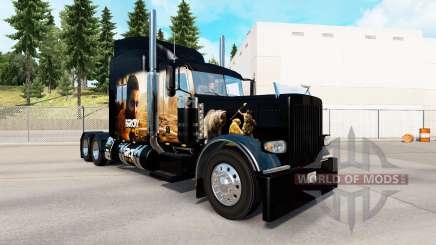 Скин Far Cry Primal на тягач Peterbilt 389 для American Truck Simulator