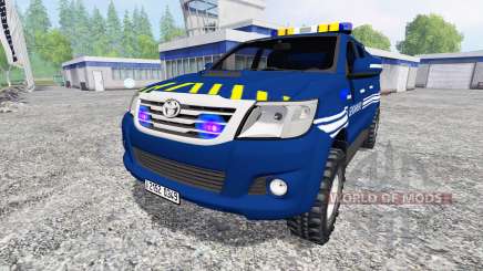 Toyota Hilux [gendarmerie] для Farming Simulator 2015