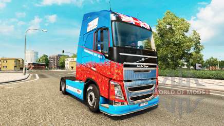 Скин Help For Heroes на тягач Volvo для Euro Truck Simulator 2