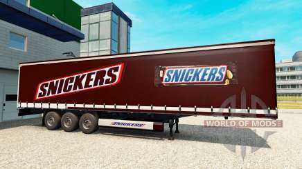 Скин Snickers на полуприцеп для Euro Truck Simulator 2