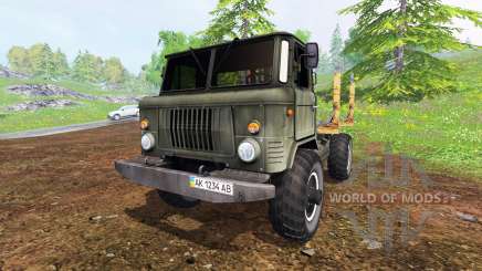 ГАЗ-66 [лесовоз] для Farming Simulator 2015