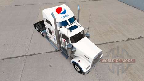 Скин Pepsi на тягач Kenworth W900 для American Truck Simulator