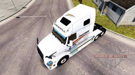 Скин Challenger на тягач Volvo VNL 670 для American Truck Simulator