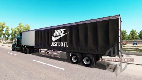 Скин Nike на тягач Kenworth для American Truck Simulator