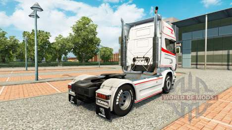 Скин Bart Kroeze на тягач Scania для Euro Truck Simulator 2