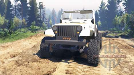 Jeep CJ-7 Renegade [Dixie] v2.0 для Spin Tires