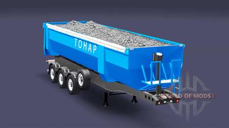 Полуприцеп-самосвал Тонар для Euro Truck Simulator 2