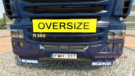 Oversize Sign для Euro Truck Simulator 2