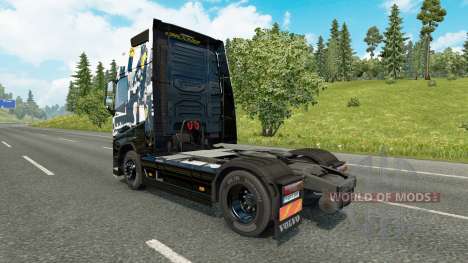 Скин Infamous Second Son на тягач Volvo для Euro Truck Simulator 2